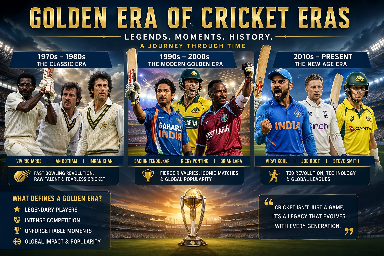 Golden Era Of Cricket Eras