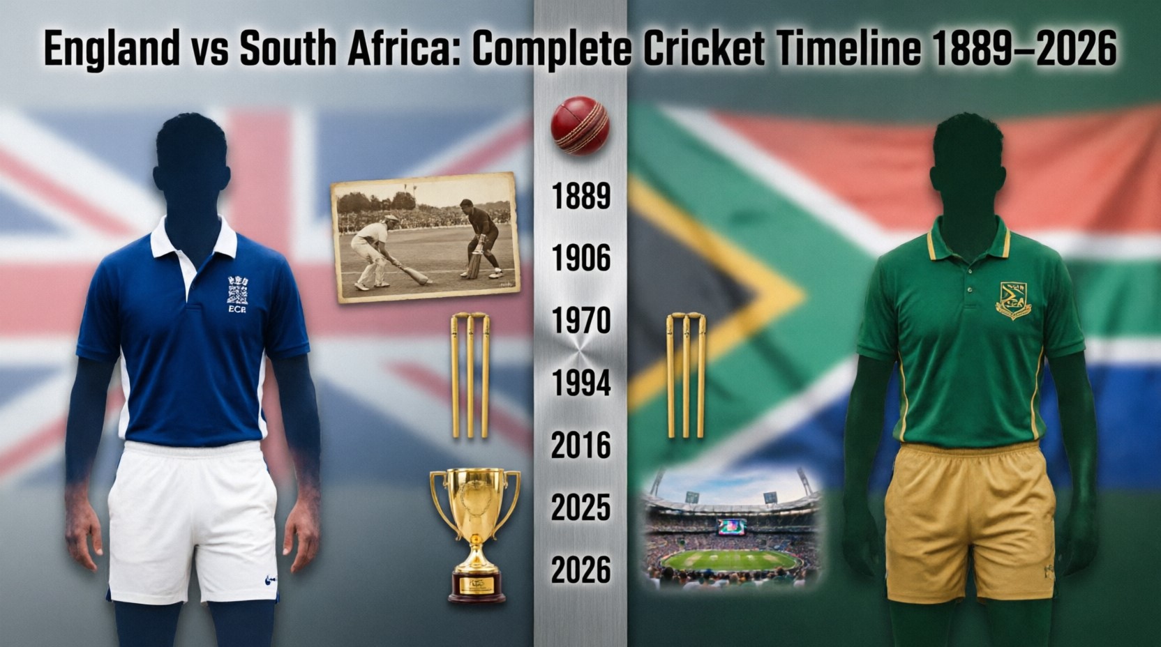 england cricket team vs south africa national cricket team timeline