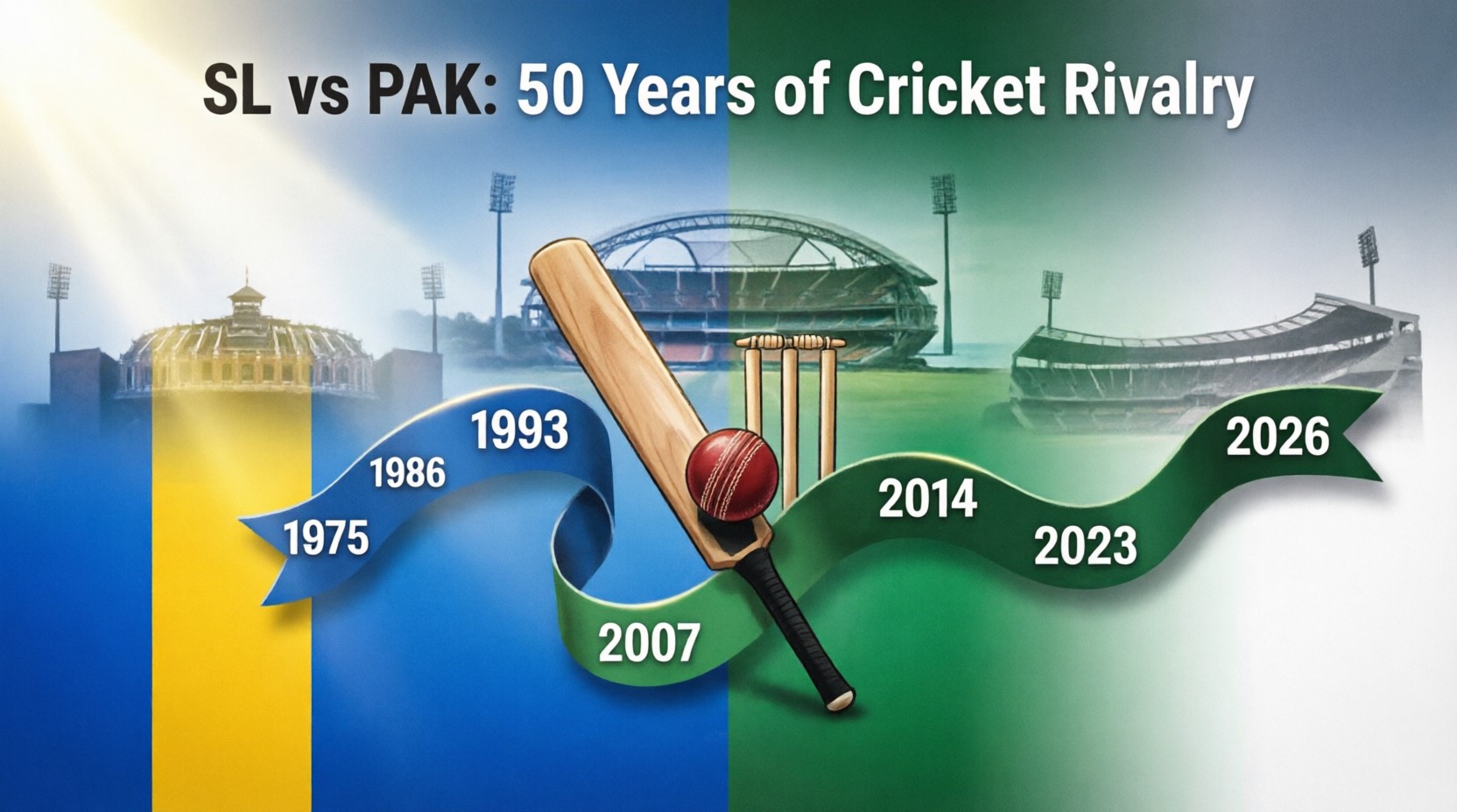 sri lanka national cricket team vs pakistan national cricket team timeline