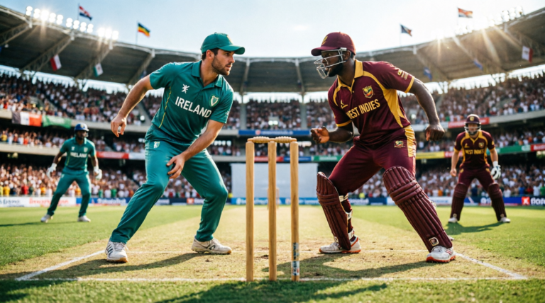 ireland cricket team vs west indies cricket team timeline