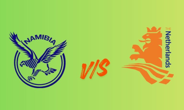 namibia national cricket team vs netherlands national cricket team timeline