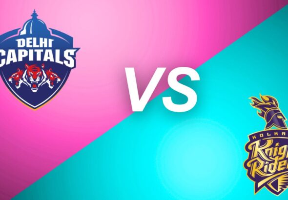 delhi capitals vs kolkata knight riders timeline