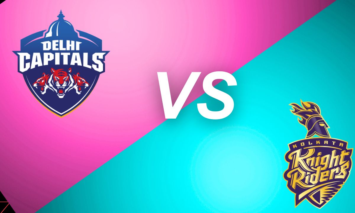 delhi capitals vs kolkata knight riders timeline
